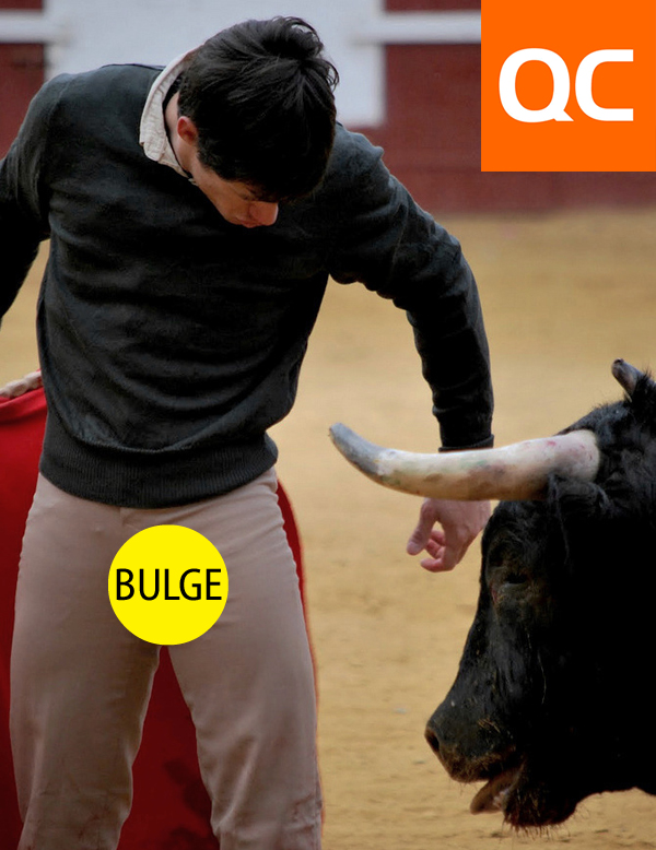 bull fighter vpl bulges