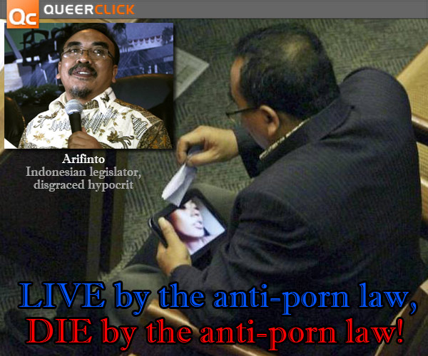 Moralizing Indonesian Politician Creates Anti-Porn Law, Gets Caught Viewing Porn At Work