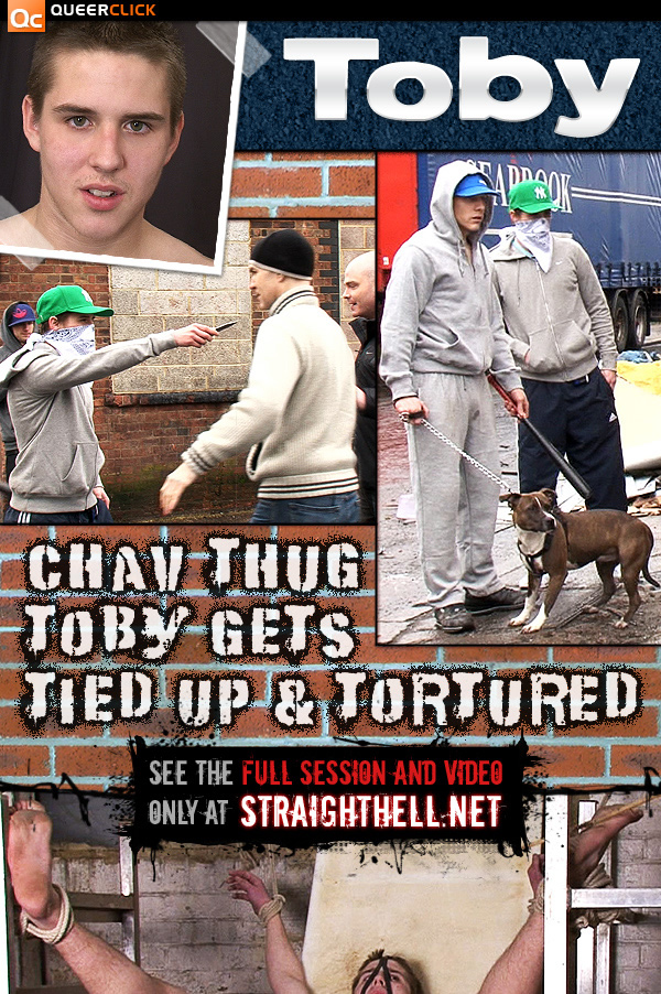 Thug Tied Up and Tortured at StraightHell on QCX