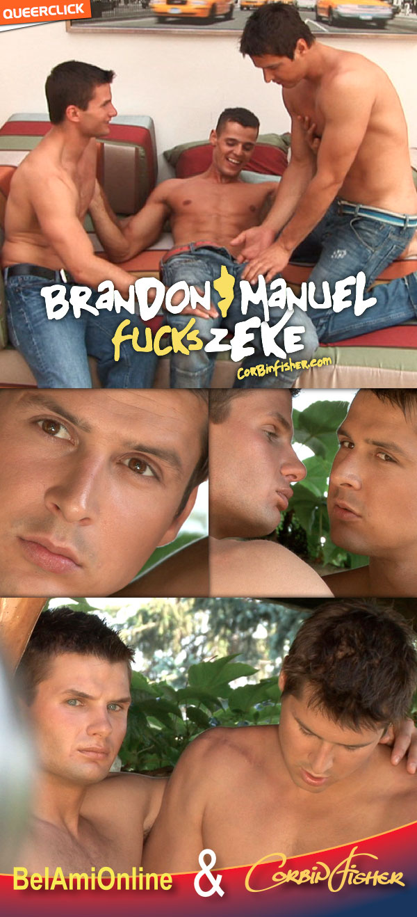 Corbin Fisher: Zeke, Brandon Manilow & Manuel Rios