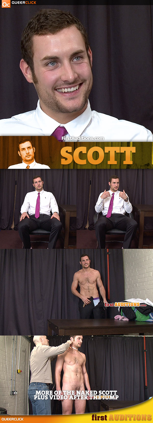 Male First Auditions Gay Porn - First Auditions: Scott - QueerClick