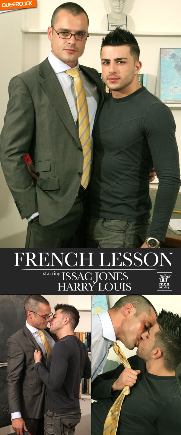 Men At Play: French Lesson - Issac Jones and Harry Louis