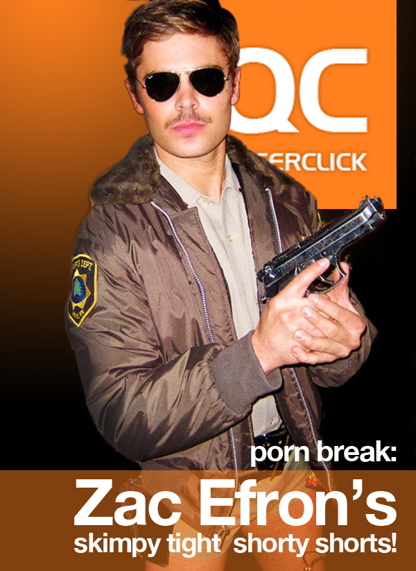 Porn Break: Zac Efron in Skimpy Tight Shorty Shorts!