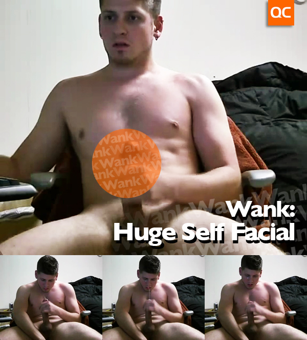 Wank: Huge Self Facial