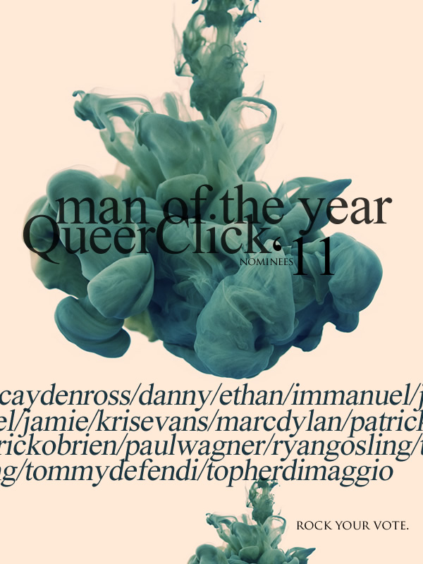 QueerClick Man Of The Year 2011 Nominees