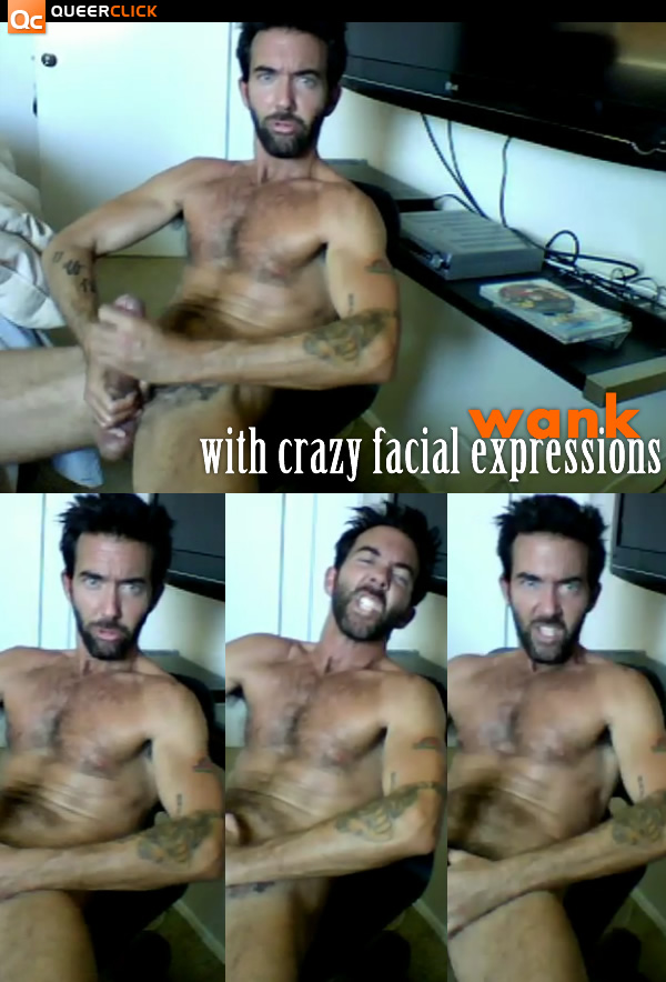 Wank: With Crazy Facial Expressions