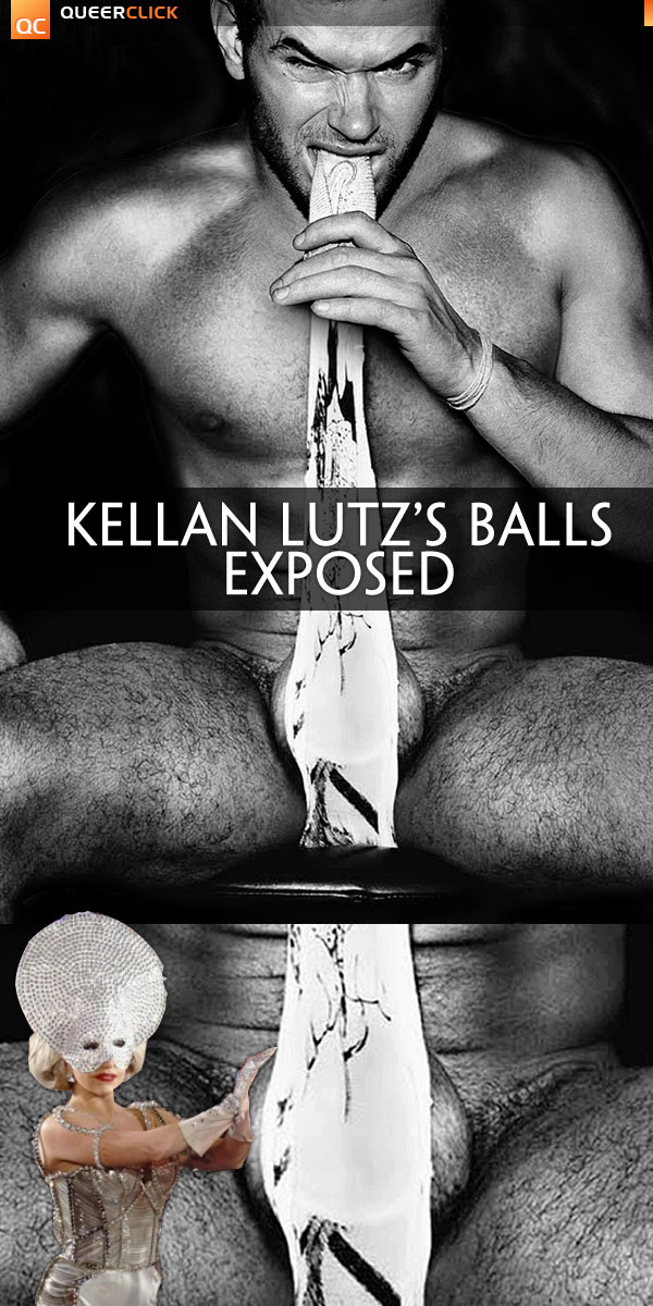Kellan Lutz balls leaking from the side