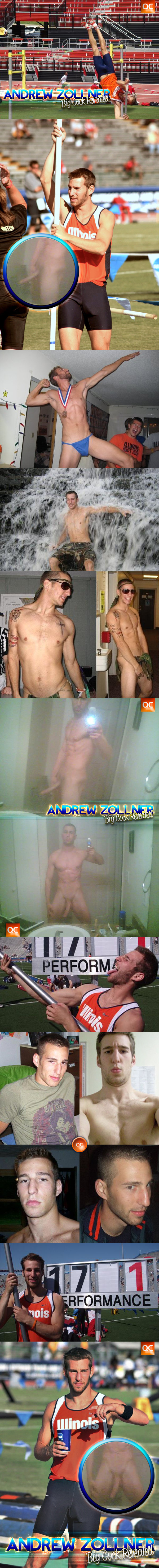 Andrew Zollner: Former Track & Field Star at Illinois Big Cock Revealed!