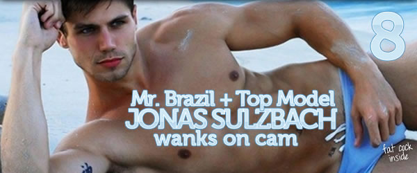 Jonas F. Sulzbach (from Big Brother Brazil 12) Caught Wanking on Camera!