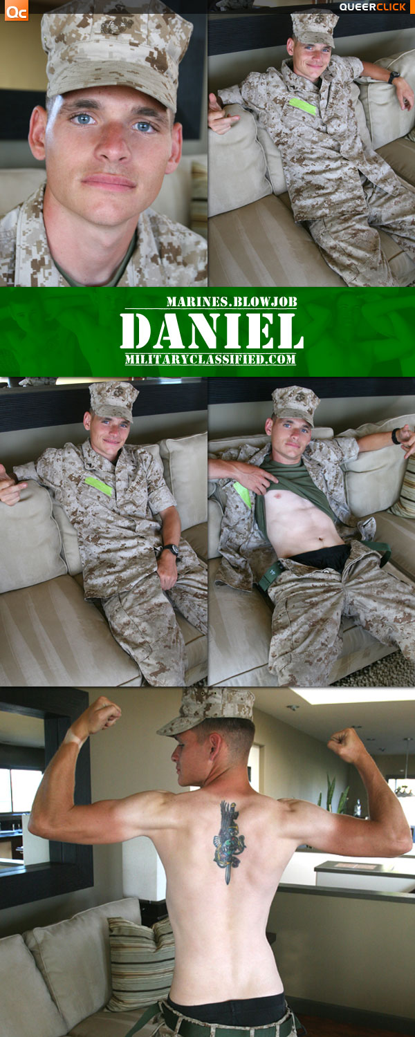 Military Classified: Daniel's Blowjob (with preview video)