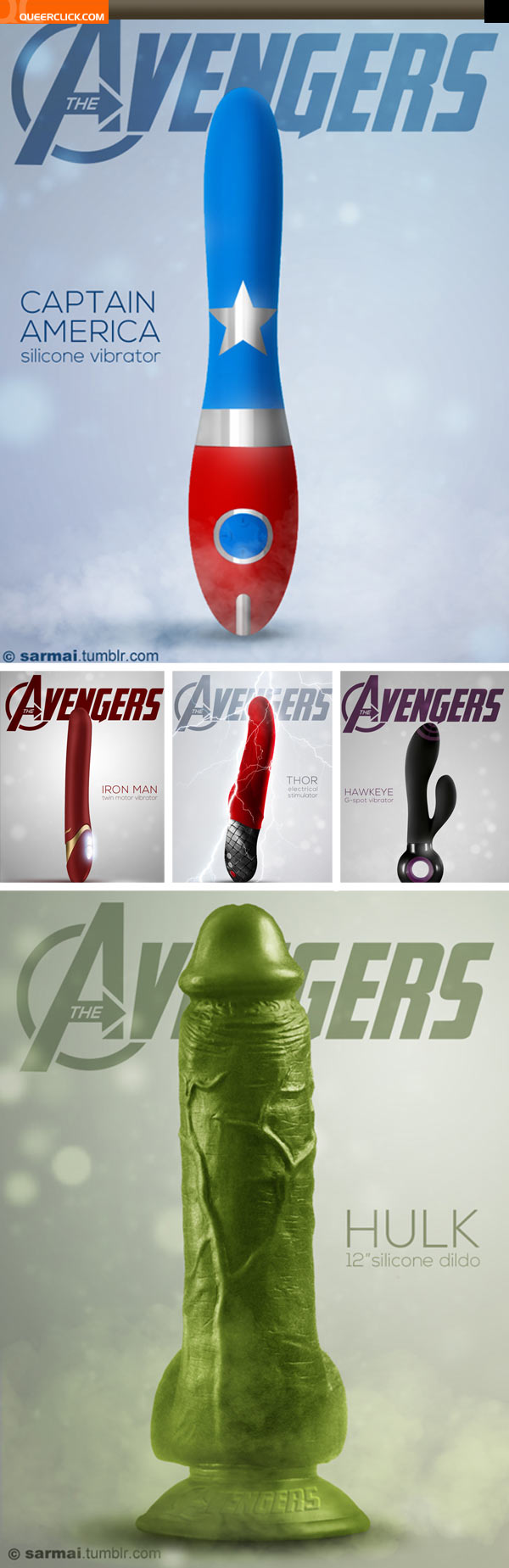 Conceptual Avengers Sex Toys