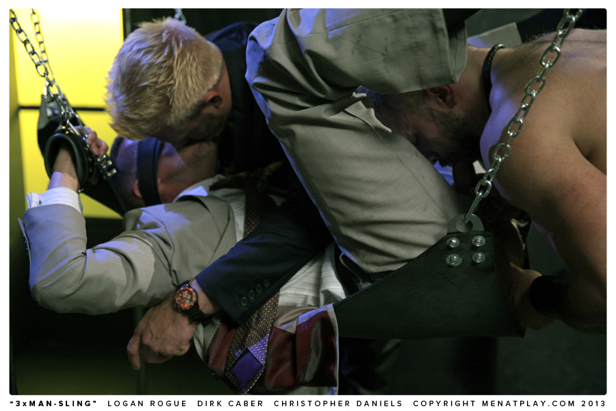 Men At Play: 3XMan Sling - Dirk Caber, Logan Rogue & Christopher Daniels