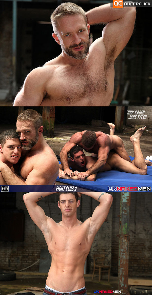 Dirk Caber and Jace Tyler at UK Naked Men in Fight Club 2