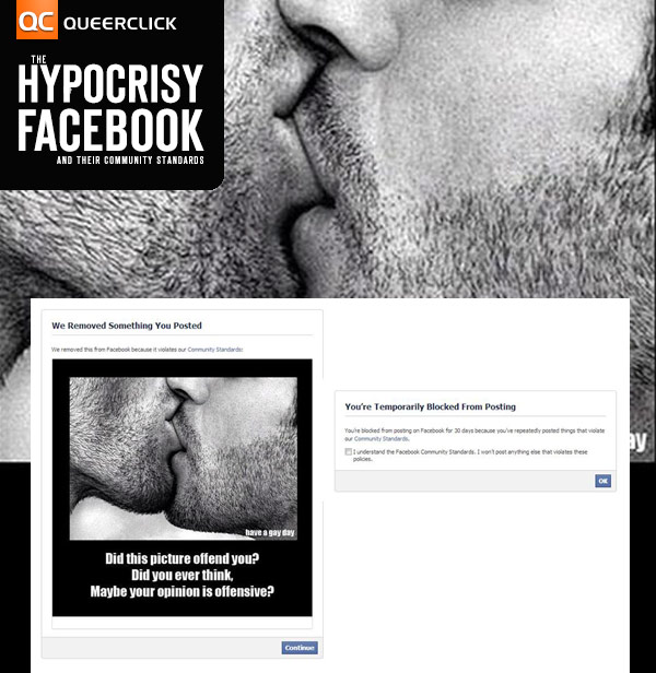 The Hypocrisy of Facebook Banning Gay People on It's Site