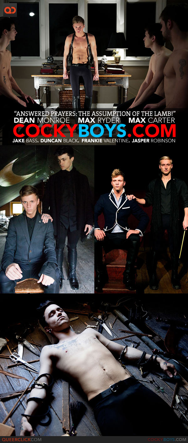 Cocky Boys: Dean Monroe, Max Ryder and Max Carter with appearances by Jake Bass, Duncan Black, Frankie Valentine, and Jasper Robinson