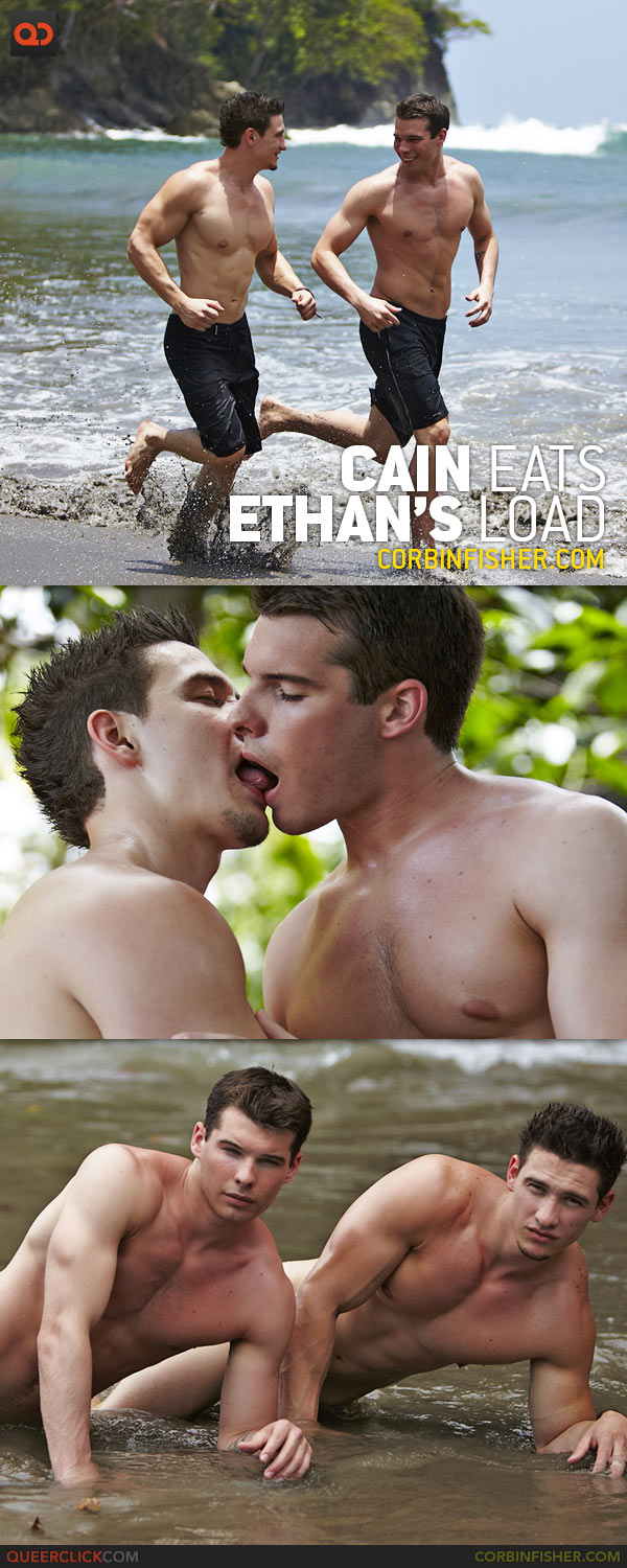 Corbin Fisher: Cain Eats Ethan's Load
