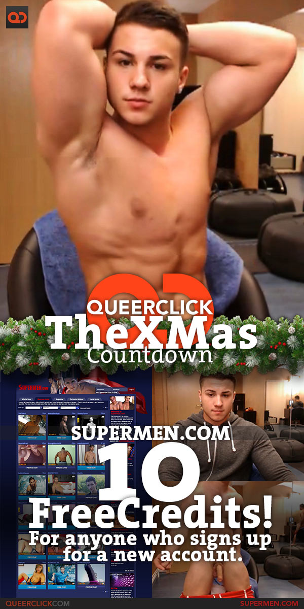 Queerclick's The XMas Countdown - Day 01: Supermen.com