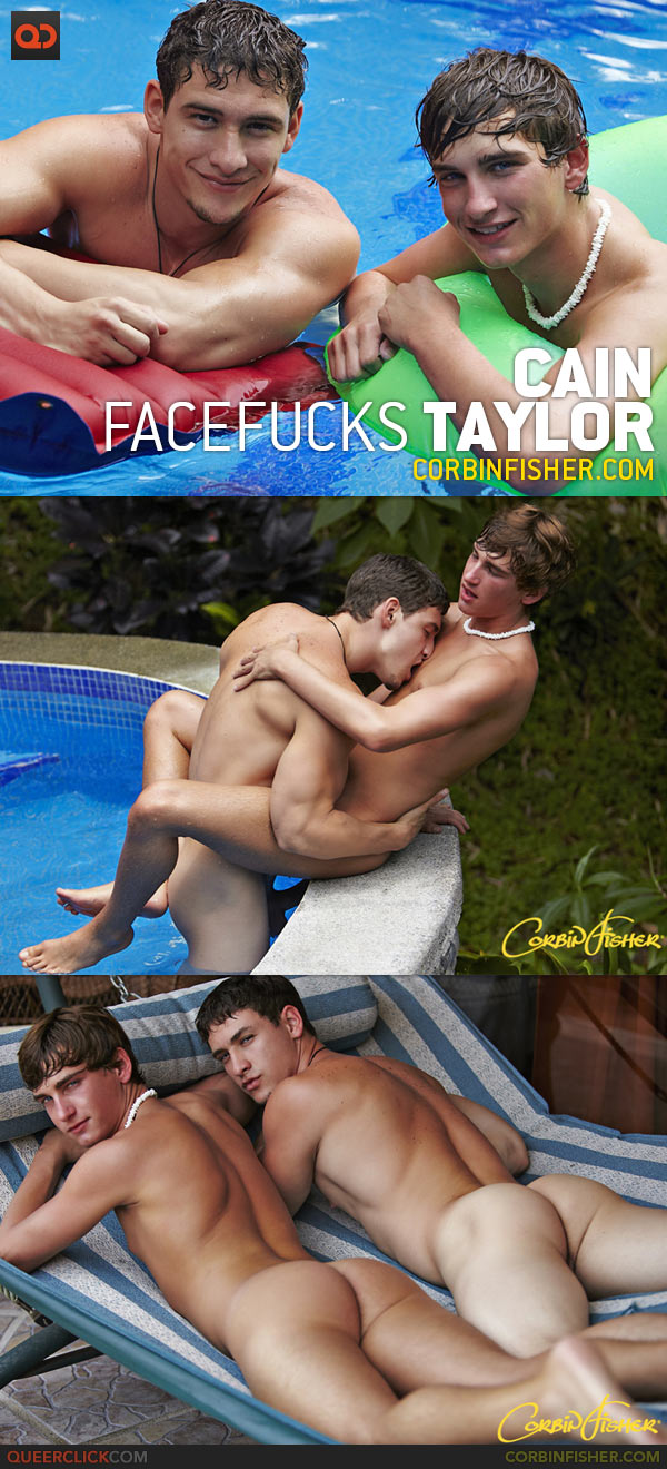 Corbin Fisher: Cain Facefucks Taylor
