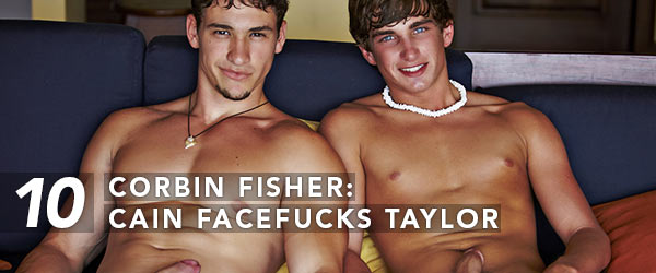 Corbin Fisher: Cain Facefucks Taylor