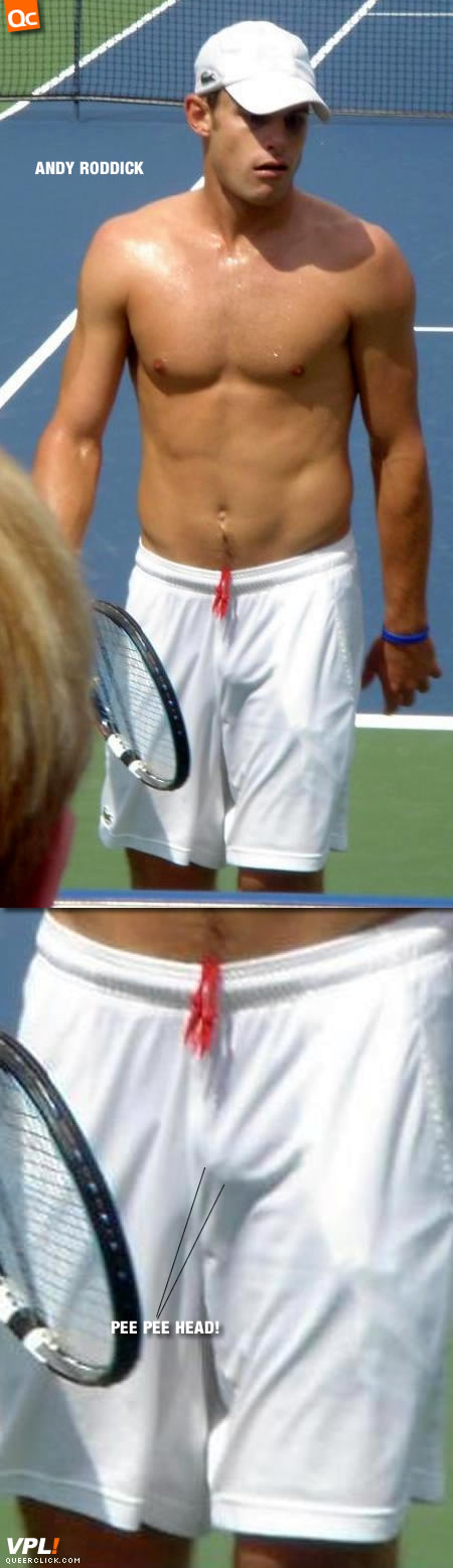 Andy Roddick Visible Penis Head