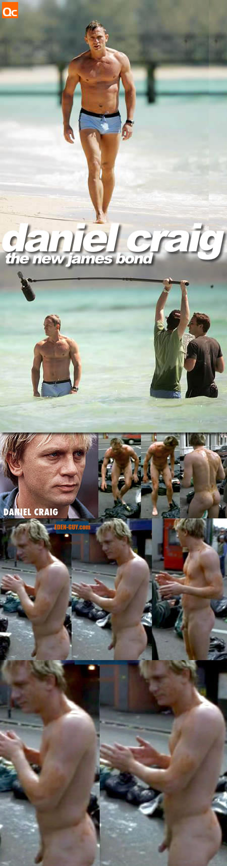 Daniel Craig's Bulge & Frontal