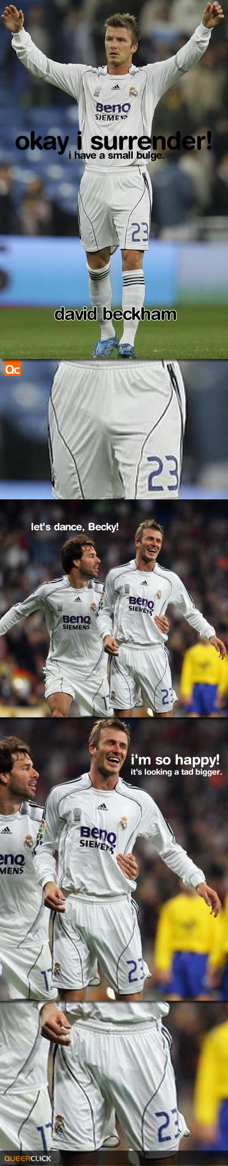 David Beckham Surrender Bulge