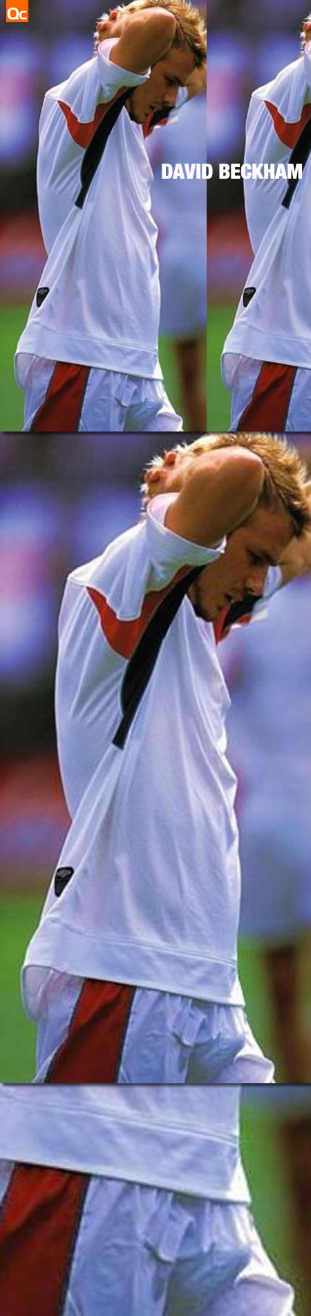 David Beckham Visible Penis Head