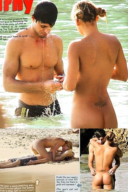 Anna Kournikova nude with Enrique Iglesias