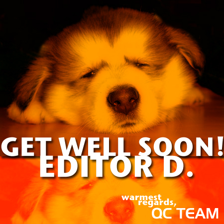 Get Well Soon! Editor D.