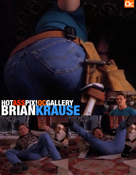 Brian Krause butt and crotch shots!