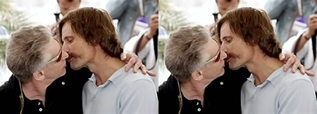 Viggo kisses Cronenberg