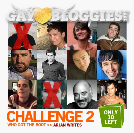 Gay Bloggies - Elimination 2 & Challenge 3