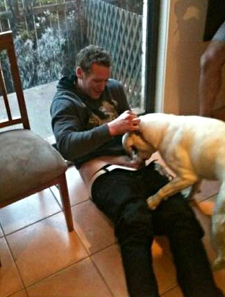 Rugby Player Joel Monaghan In The Doghouse After Canine Blow Job Pic