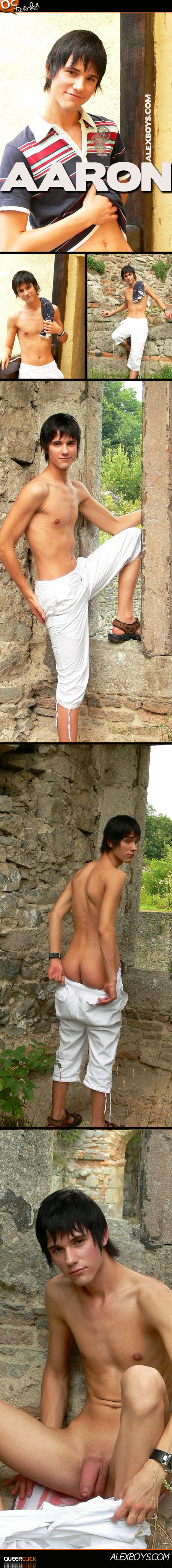 naked twink in a castle