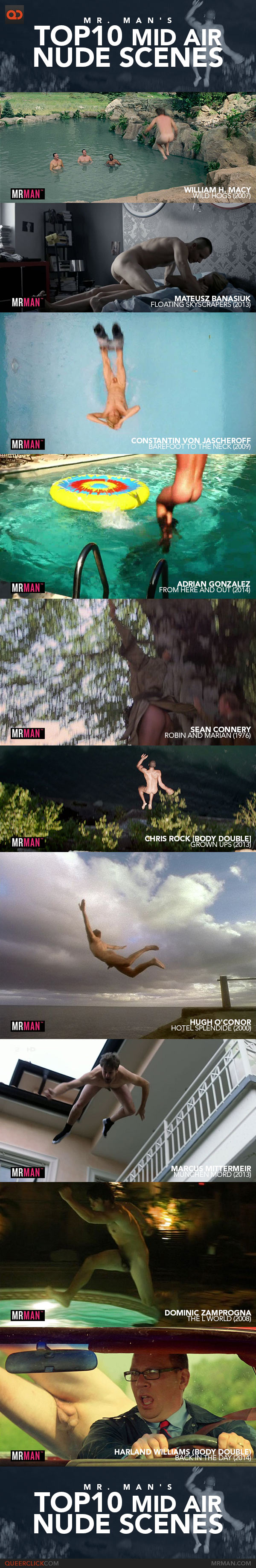 Mr Man's Top 10 Mid Air Nude Scenes