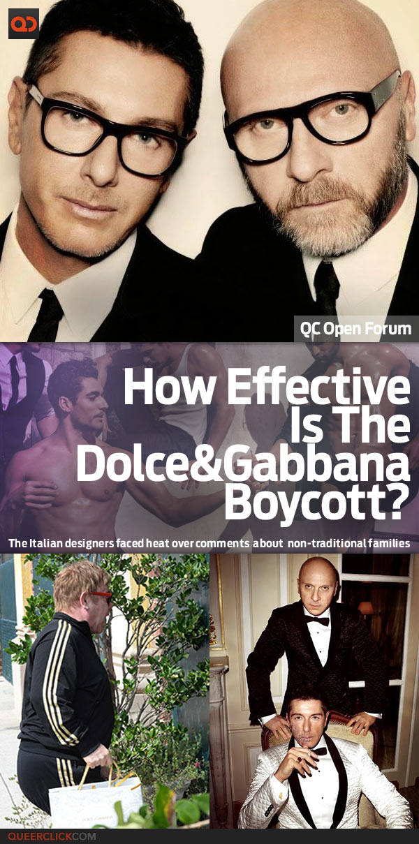 QC Open Forum: How Effective Is The Dolce & Gabbana Boycott?