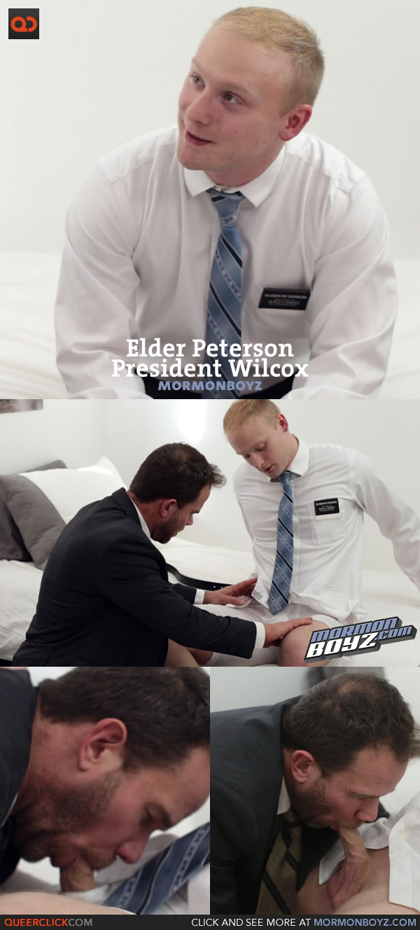 Mormonboyz: Elder Peterson & President Wilcox