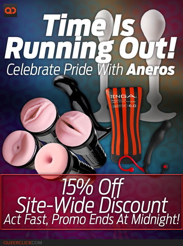 Time Is Running Out - Aneros Special 15% Off Sale Ends At Midnight! 