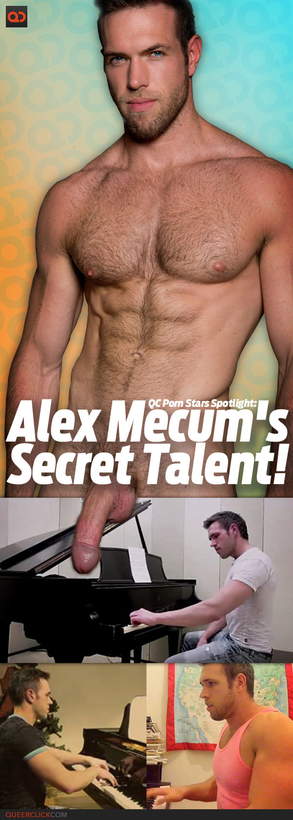 QC Porn Stars Spotlight: Alex Mecum Secret Talent!