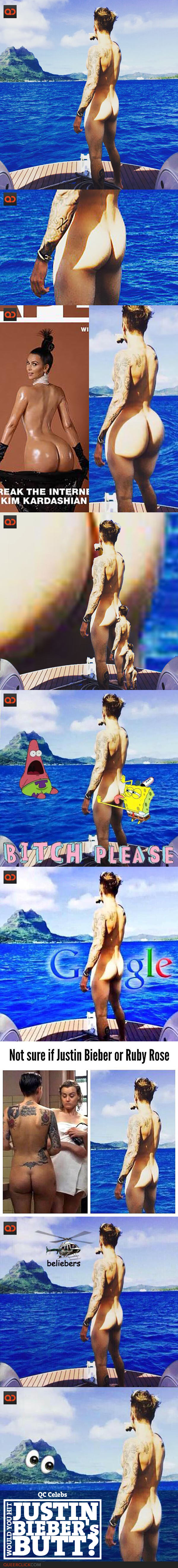 QC Celebs: Would You Hit Justin Bieber's Butt? Singer Shows Off Naked Body On Instagram