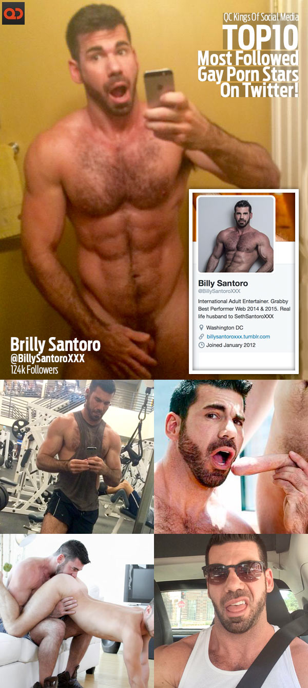 QC Kings Of Social Media: Top 10 Most Followed Gay Porn Stars On Twitter!