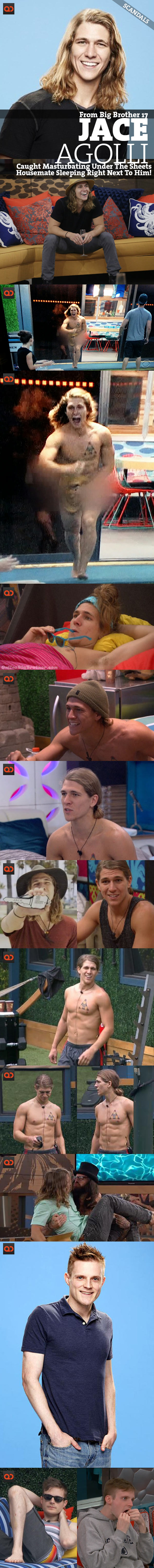 QC Scandals: Jace Agolli, From Big Brother 17, Caught Masturbating Under The Sheets While Housemate Was Sleeping Next To Him!