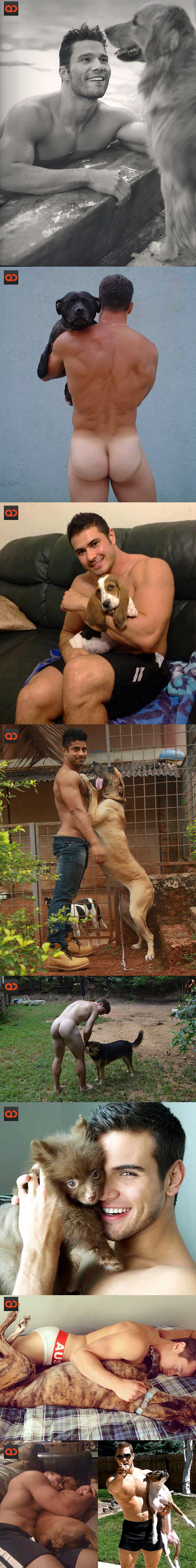 Celebrate National Dog Day With These Sexy Hunks And Their Cute Puppies!