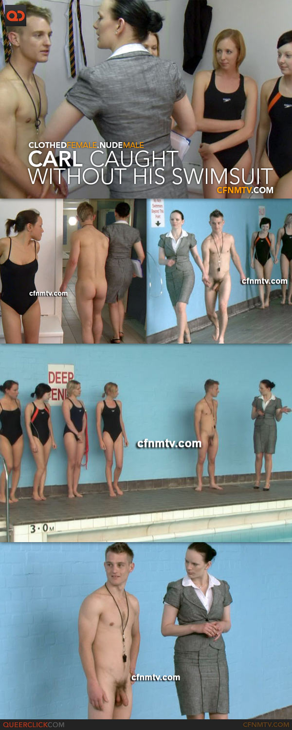 CFNMTV.com - Carl Caught Without His Swimsuit