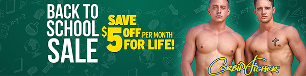 Corbin Fisher: Back To School Sale
