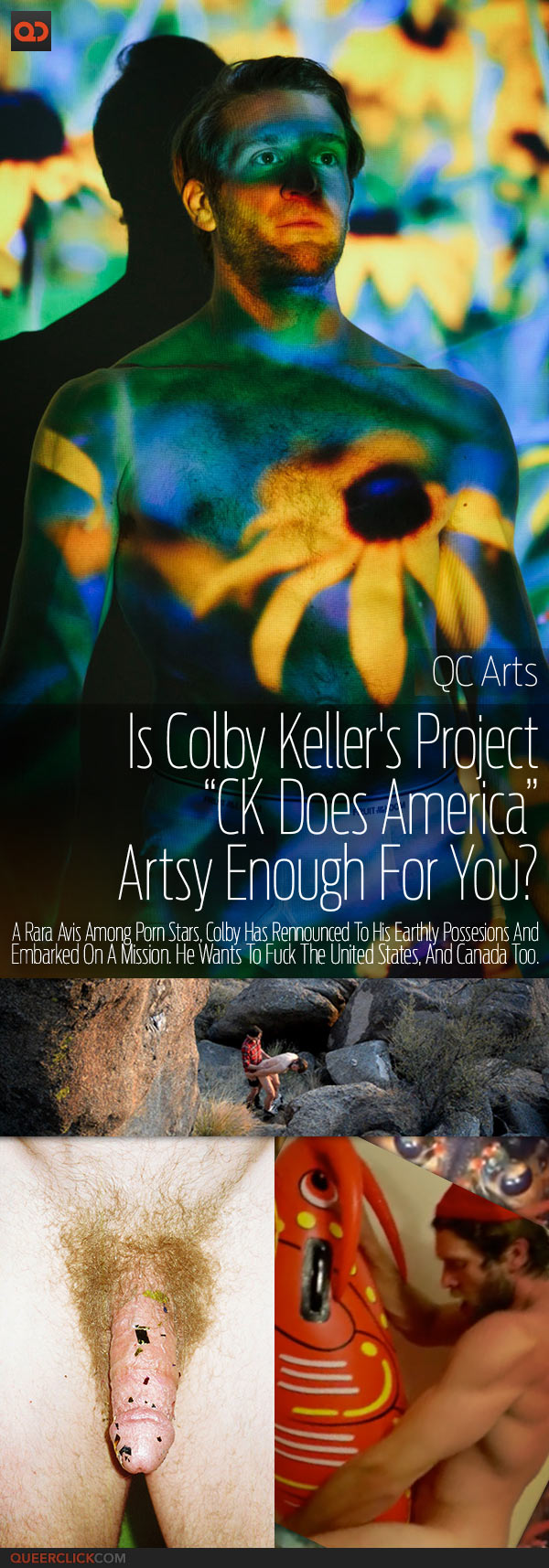 QC Arts: Is Colby Keller's Project “CK Does America” Artsy Enough For You?