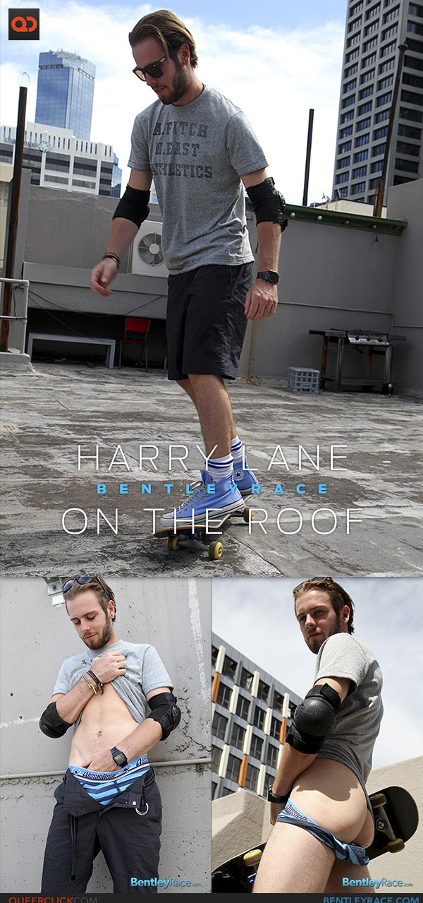 Bentley Race: Harry Lane Strips On The Roof