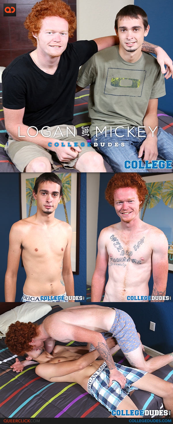 CollegeDudes: Mickey Obrien Fucks Logan Brooks