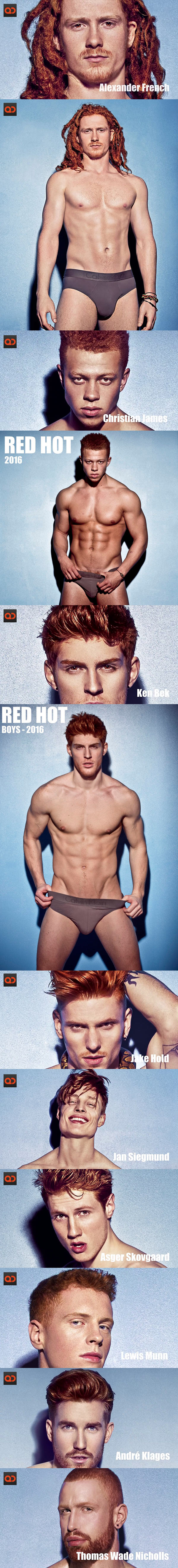 O - M - G! This Calendar Is Full Of Gingers!!! The 2016 Red Hot Calendar Aims To “Rebrand The Ginger Male Stereotype”