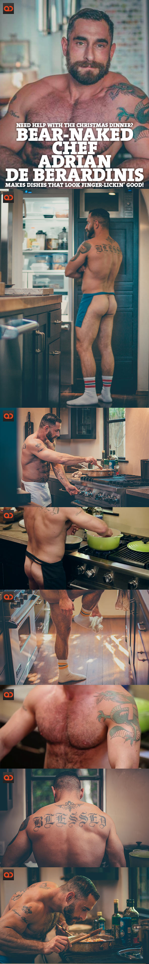 Need Help With The Christmas Dinner? Bear-Naked Chef Adrian De Berardinis Makes Dishes That Look Finger-Lickin' Good!
